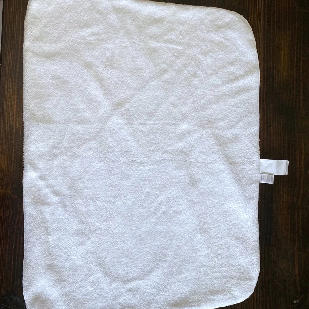 Just Born Hello Baby Blanket‎ White Gray Cloud Star Sherpa Plush 30x40
